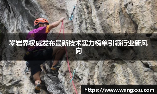 攀岩界权威发布最新技术实力榜单引领行业新风向